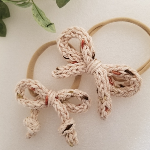 Knitted headband Bows - Picture 3 of 5